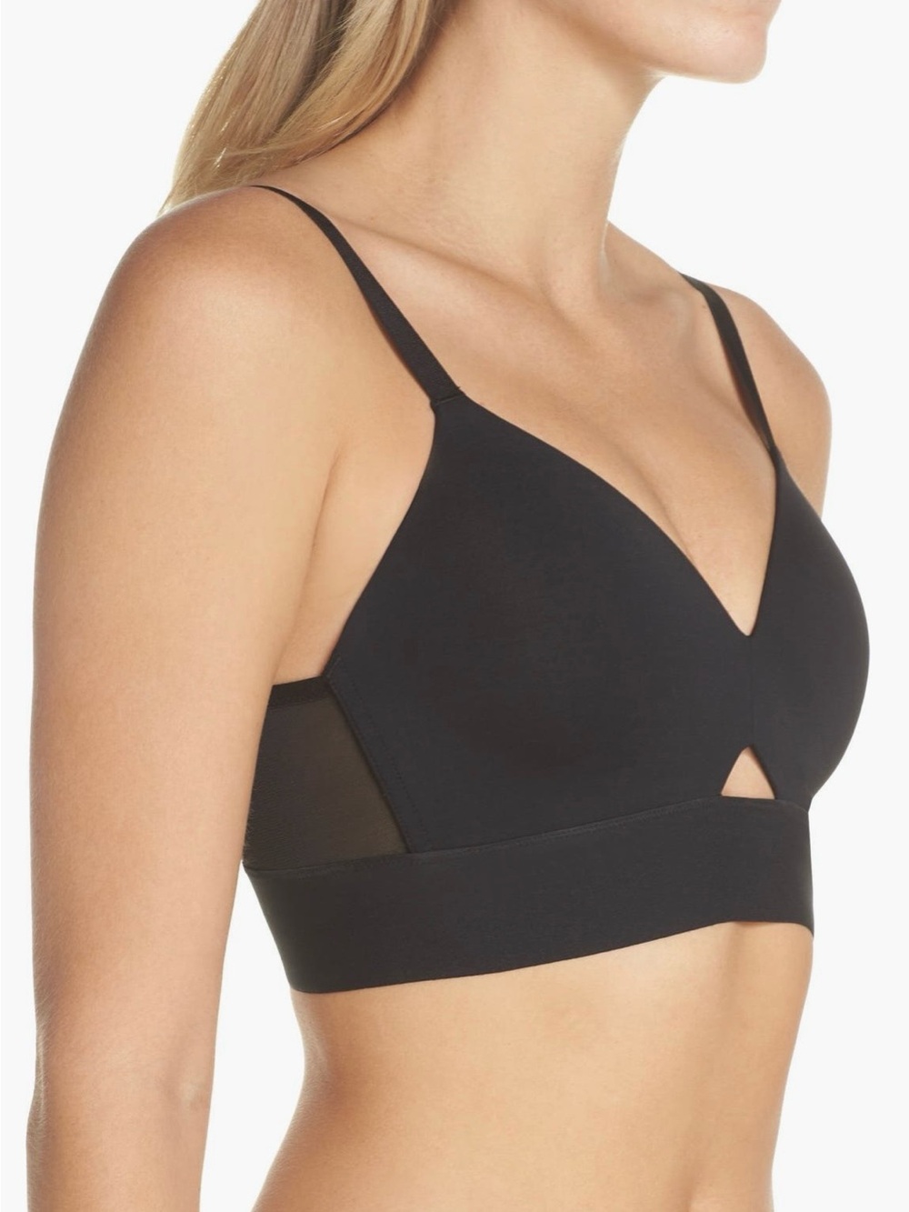 Spanx Workout to Waves Mesh Panel Sports Bra - Picture 2 of 15